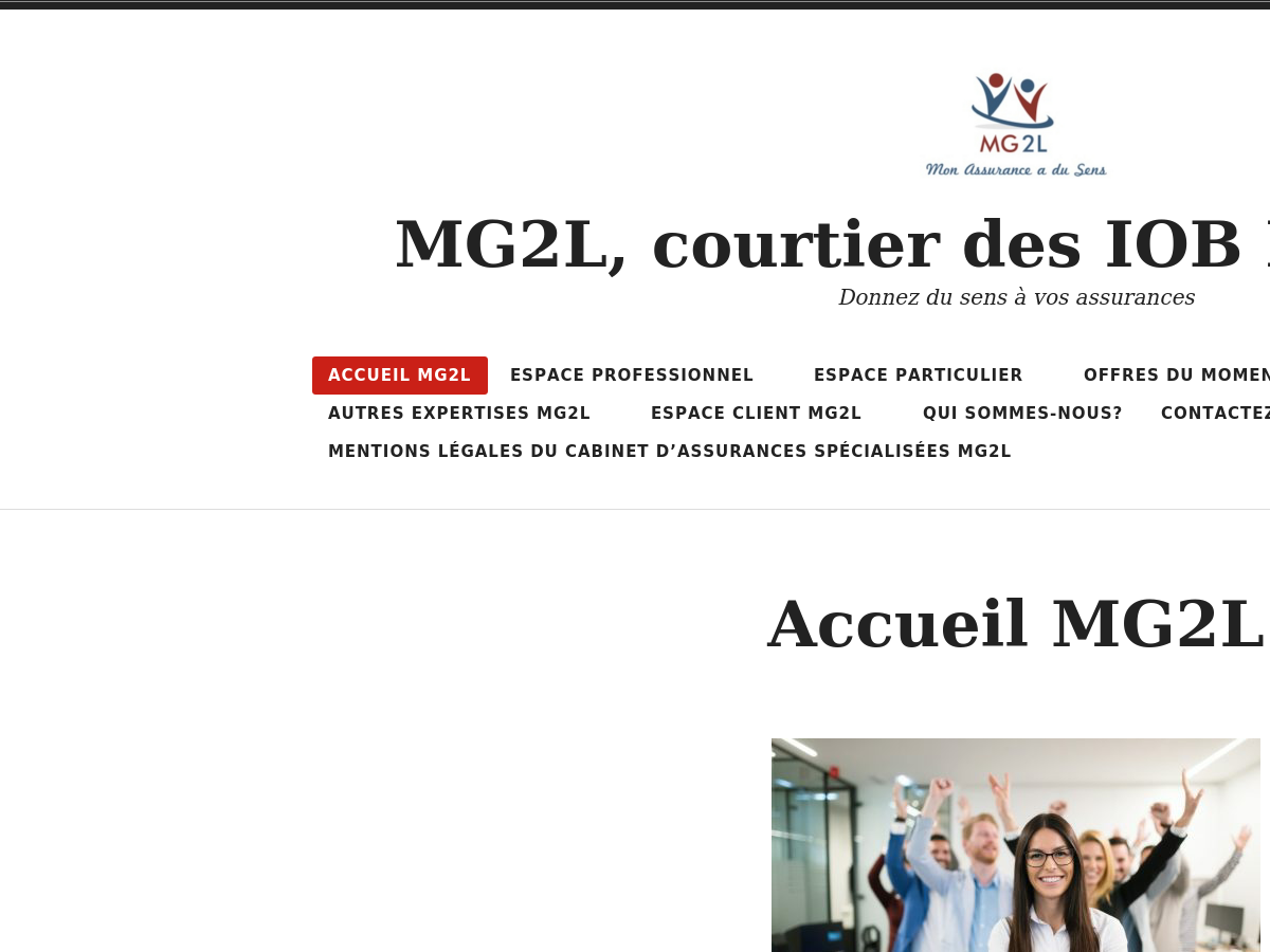 Responsabilité Civile Professionnelle - MG2L, courtier des IOB IAS IMMO